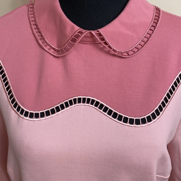 Ted Baker Pink Long Sleeve Dress with Flared Cuffs - Picture 4 of 15